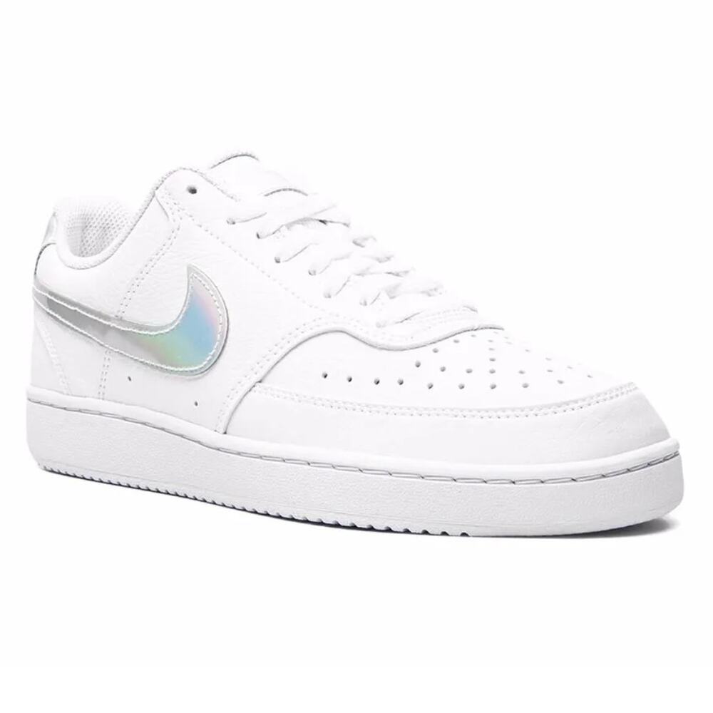 Nike Court Vision Low Cut Sneakers White Classic Chic Womens Size 10